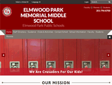 Tablet Screenshot of ms.elmwoodparkschools.org